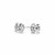 4 cttw Certified IGI Lab Grown Round Diamond Stud Earrings 14k White Gold (G/VS2)