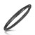 Multi Strand Textured Motif Bangle in Ruthenium Plated Sterling Silver