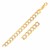 Pave Curb Chain in 14k Two Tone Gold (9.70 mm)
