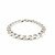 Classic Rhodium Plated Curb Bracelet in Sterling Silver  (11.60 mm)