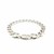 Classic Rhodium Plated Curb Bracelet in Sterling Silver  (11.60 mm)
