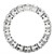 Round Cut Lab Grown Diamond Eternity Ring in 14k White Gold (2 cttw FG/VS2)
