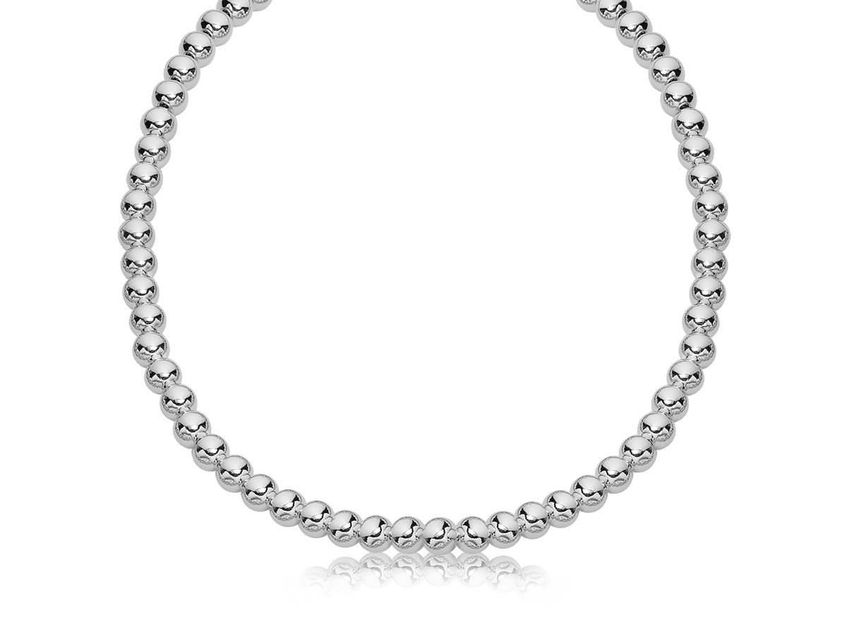 Rhodium chain necklace Clearance