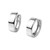 Small Snuggable Style Earrings in 10k White Gold