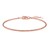 14K Rose Gold Diamond Cut Stack Bangle Bracelet (1.80 mm)