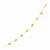 Polished and Textured Pebble Station Bracelet in 14k Yellow Gold (6.35 mm)