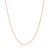 Classic Box Chain in 14k Rose Gold (0.45 mm)