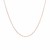 Cable Link Chain in 10k Rose Gold (0.50 mm)