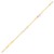 Multi Tone Heart Stationed Anklet in 14k Tri-Color Gold