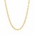 Textured Links Pendant Chain in 14k Yellow Gold (3.5mm)