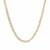 Pave Curb Chain in 14k Two Tone Gold (2.6 mm)