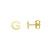 14K Yellow Gold Yours Truly Initial G Stud Earrings