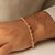 Solid Diamond Cut Rope Bracelet in 14k Rose Gold (4.00 mm)