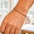 Solid Diamond Cut Rope Bracelet in 14k Rose Gold (4.00 mm)
