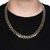 Pave Curb Chain in 14k Two Tone Gold (12.18 mm)