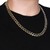 Pave Curb Chain in 14k Two Tone Gold (12.18 mm)