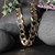 Pave Curb Chain in 14k Two Tone Gold (12.18 mm)