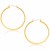 Classic Hoop Earrings in 14k Yellow Gold (1.5x40mm)