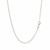 Round Cable Chain in 18k White Gold (1.5 mm)