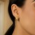 Hinged Mesh Snuggable Earrings in 14k Two-Tone Gold