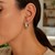 Hinged Mesh Snuggable Earrings in 14k Two-Tone Gold