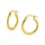 Classic Hoop Earrings in 10k Yellow Gold (2x15mm)