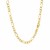 Solid Figaro Chain in 14k Yellow Gold (3.8mm)