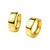 Small Snuggable Style Earrings in 14k Yellow Gold