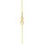 Double Cross Drop Necklace in 14K Yellow Gold