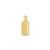 14k Yellow Gold Mini Tag Charm