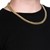 Semi Solid Miami Cuban Chain in 14k Yellow Gold (9.10 mm)