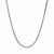 Sterling Silver Rhodium Plated Wheat Chain (2.2 mm)