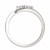 Common Prong Two Stone Diamond Ring in 14k White Gold (1/2 cttw)