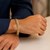 Pave Curb Bracelet in 14k Two Tone Gold (9.70 mm)