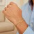 Pave Curb Bracelet in 14k Two Tone Gold (4.60 mm)