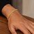 Pave Curb Bracelet in 14k Two Tone Gold (4.60 mm)