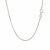 Sterling Silver Rhodium Plated Octagonal Snake Chain (0.90 mm)