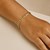 Pave Curb Bracelet in 14k Two Tone Gold (3.60 mm)