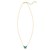 14K Yellow Gold Primavera Turquoise Butterfly Necklace