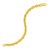 14K Yellow Gold Mirror Rolo Link Chain Bracelet (7.30 mm)