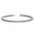 Round Diamond Tennis Bracelet in 14k White Gold (5 cttw)