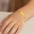 Cable Chain Childrens ID Bracelet with Heart Charm in 14k Yellow Gold (6.35 mm)
