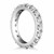 Prong set Round Diamond Eternity Ring in 14k White Gold