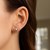 Classic Round Stud Earrings in 14k White Gold (7.0 mm)