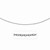 Textured Links Pendant Chain in 14k White Gold (2.90 mm)