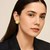 14K Yellow Gold Roman Numeral Button Stud Earrings