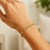 Cable Chain Motif Chain Bracelet in 14k Yellow Gold (6.35 mm)