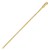 Solid Curb Chain in 14k Yellow Gold (2.60 mm)