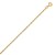 14k Yellow Gold Machine Rope Chain (0.95 mm)