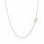 Sterling Silver Flip Flop Necklace with Cubic Zirconias